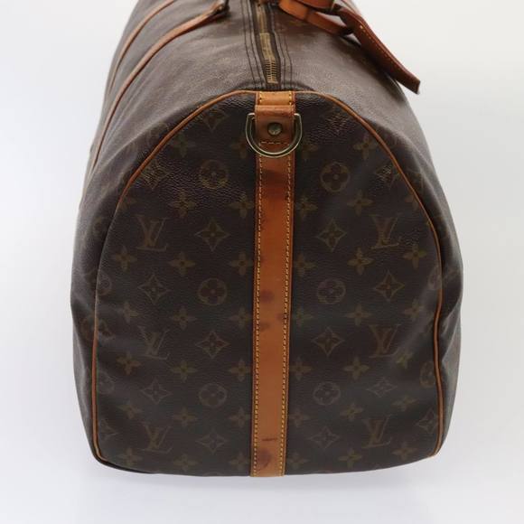 LOUIS VUITTON Monogram Keepall Bandouliere 55 Boston Bag M41414 LV Auth 88923 - Picture 4 of 16